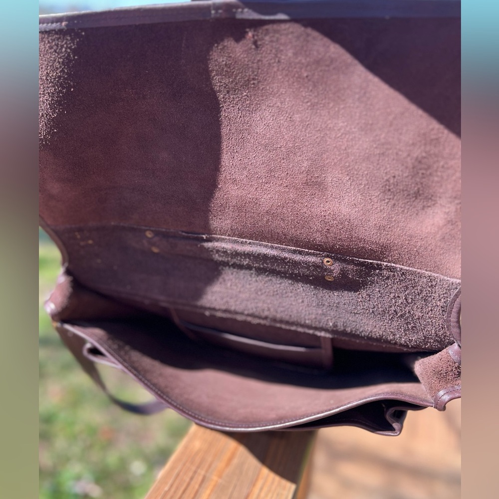 ✨SOLD✨ Vintage Coach Crossbody Messenger Laptop Metropolitan Briefcase 5180 EVC - Picture 12 of 16